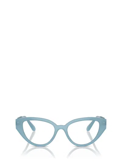 Swarovski Eyeglasses In Opal Light Blue