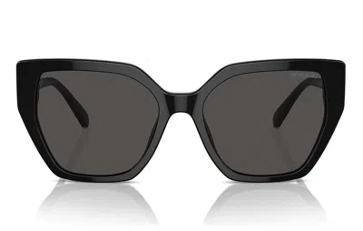 Swarovski Eyewear Butterfly Frame Sunglasses In Black
