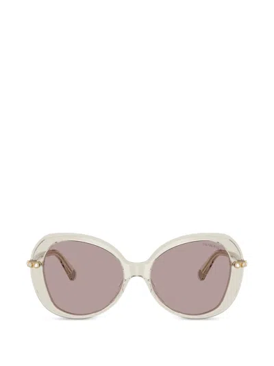 Swarovski Eyewear Butterfly-frame Sunglasses In Neutral