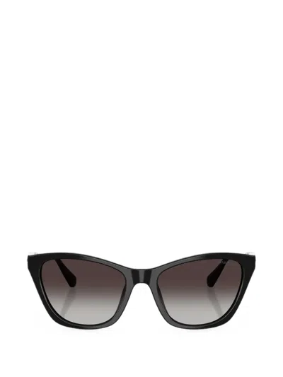 Swarovski Eyewear Cat-eye Frame Crystal-embellished Sunglasses In Black