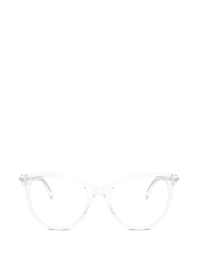 Swarovski Eyewear Cat-eye Glasses In White