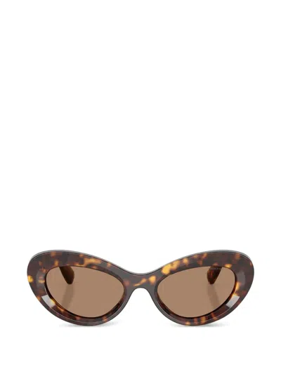 Swarovski Eyewear Cat-eye Sunglasses In 브라운