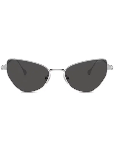 Swarovski Eyewear Cat-eye Sunglasses In Metallic