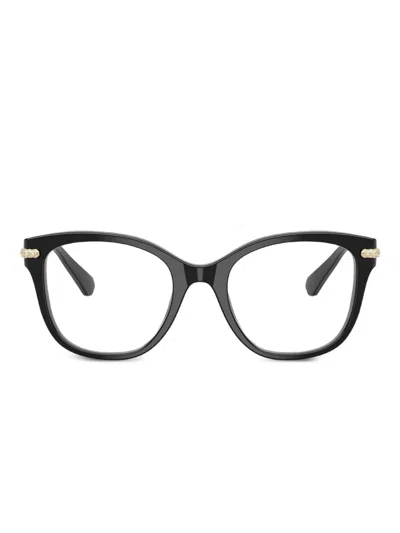 Swarovski Eyewear Crystal-embellished Cat-eye Frame In Black
