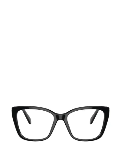 Swarovski Eyewear Crystal-embellished Cat-eye Frame Glasses In Black