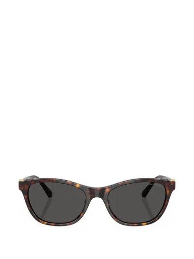Swarovski Eyewear Crystal-embellished Cat-eye Frame Sunglasses In Brown