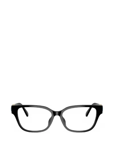 Swarovski Eyewear Crystal-embellished Square-frame Glasses In Black