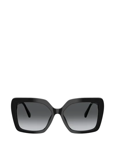 Swarovski Eyewear Crystal-embellished Square-frame Sunglasses In Black