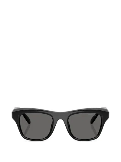 Swarovski Eyewear Crystal-embellished Sunglasses In Black
