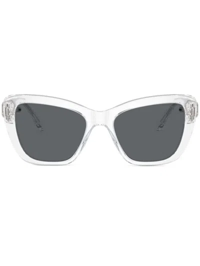 Swarovski Eyewear Oversized-frame Sunglasses In White