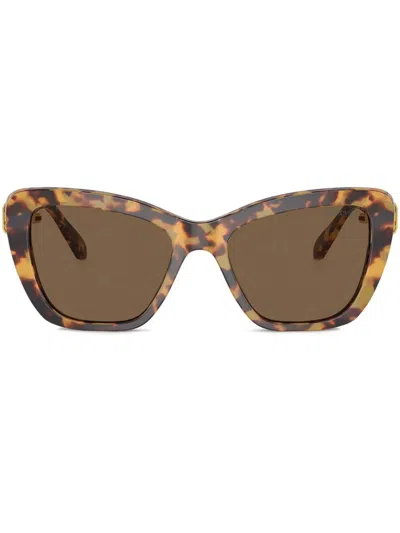 Swarovski Eyewear Oversized-frame Sunglasses In Gray