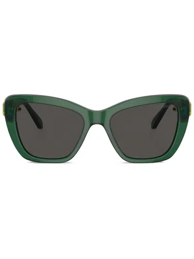 Swarovski Eyewear Sonnenbrille Mit Oversized-gestell In Green