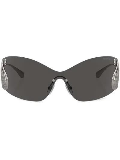 Swarovski Eyewear Sk7020 Sunglasses In Silver