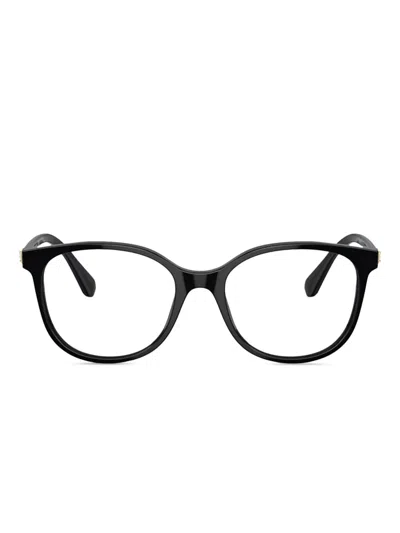 Swarovski Eyewear Square-frame Glasses In Black