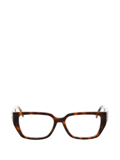 Swarovski Eyewear Tortoiseshell-effect Rectangle-frame Glasses In Brown