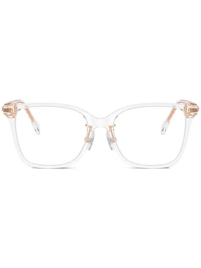 Swarovski Eyewear Crystal-embellished Glasses In White