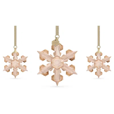 Swarovski Festive Annual Edition 2022 Ornament Set In Neutral