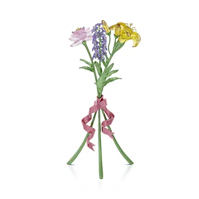 Swarovski Florere Collection Bouquet Crystal Figurine In Multi