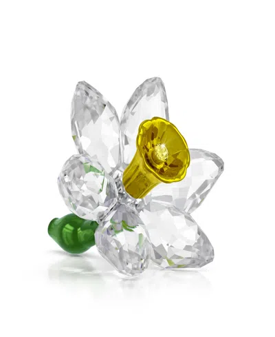 Swarovski Florere Daffodil Crystal Figurine In Transparent