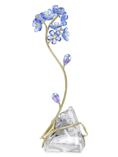 Swarovski Florere Forget-me-not Crystal Figurine In Transparent