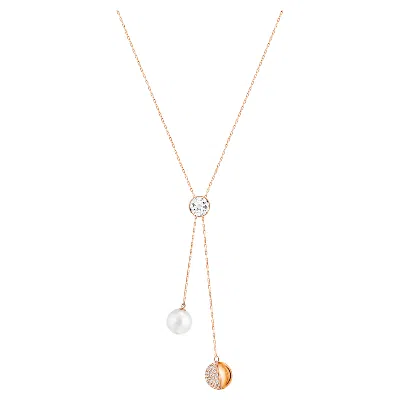 Swarovski Forward Y Necklace In Gold