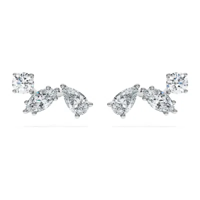 Swarovski Galaxy Stud Earrings In White