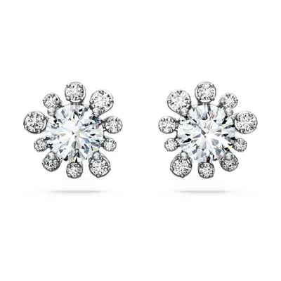 Swarovski Galaxy Stud Earrings In White