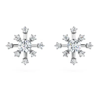 Swarovski Galaxy Stud Earrings In White