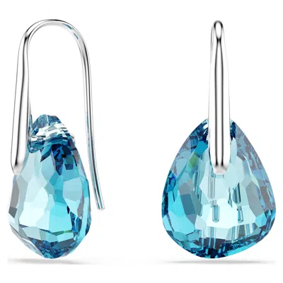 Swarovski Galet Drop Earrings In Blau