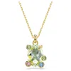 Swarovski Gema Crystal Pendant Necklace In Green