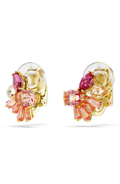 SWAROVSKI SWAROVSKI GEMA CRYSTAL CLIP-ON STUD EARRINGS