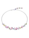 Swarovski Crystal Mixed Cuts Gema Necklace In Multicolour