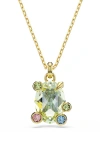 Swarovski Gema Crystal Pendant Necklace In Multi