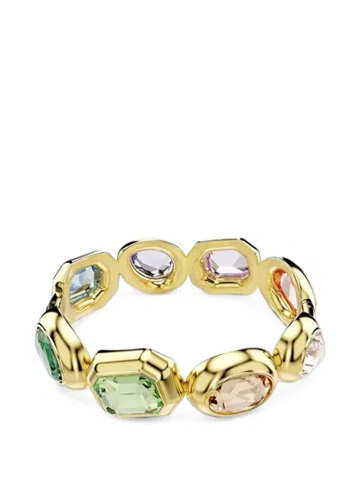 Swarovski Gema Crystal-embellished Rigid Bracelet In Multi