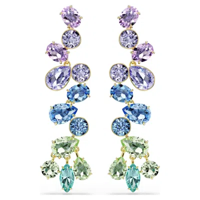 Swarovski Gema Drop-effect Earrings In Multi