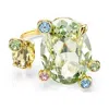 Swarovski Gema Gold-plated Crystal Open Ring