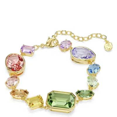 Swarovski Gema Gold-tone Plated Crystal Bracelet