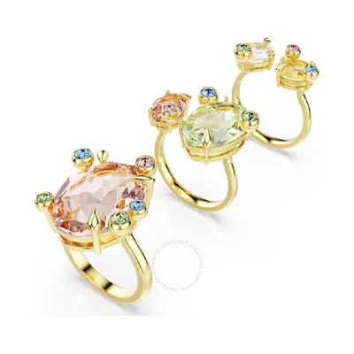 Swarovski Gema Multicolored Crystal Rings Set
