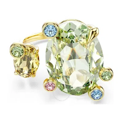 Swarovski Gema Multicolored Mixed Cuts Open Ring