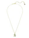 Swarovski Gema Crystal Pendant Necklace In Gold