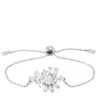 Swarovski Gema Rhodium Plated Bracelet In White