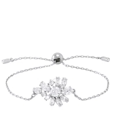 Swarovski Gema Rhodium Plated Bracelet In White