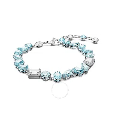 Swarovski Gema Soft Bracelet Rhodium Shiny Blue