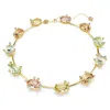 Swarovski Gema Tennis Halskette In Multicolored