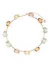 Swarovski Gema Tennis Necklace In Gold