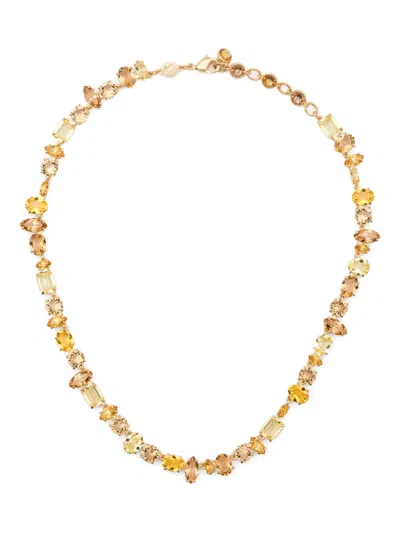 Swarovski Gema Tennis Necklace In Gold