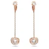 Swarovski Generation Clip Earrings In White