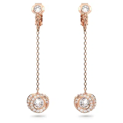 Swarovski Generation Clip Earrings In Gold