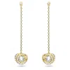 Swarovski Generation Drop Earrings In White