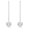 Swarovski Generation Drop Earrings In White